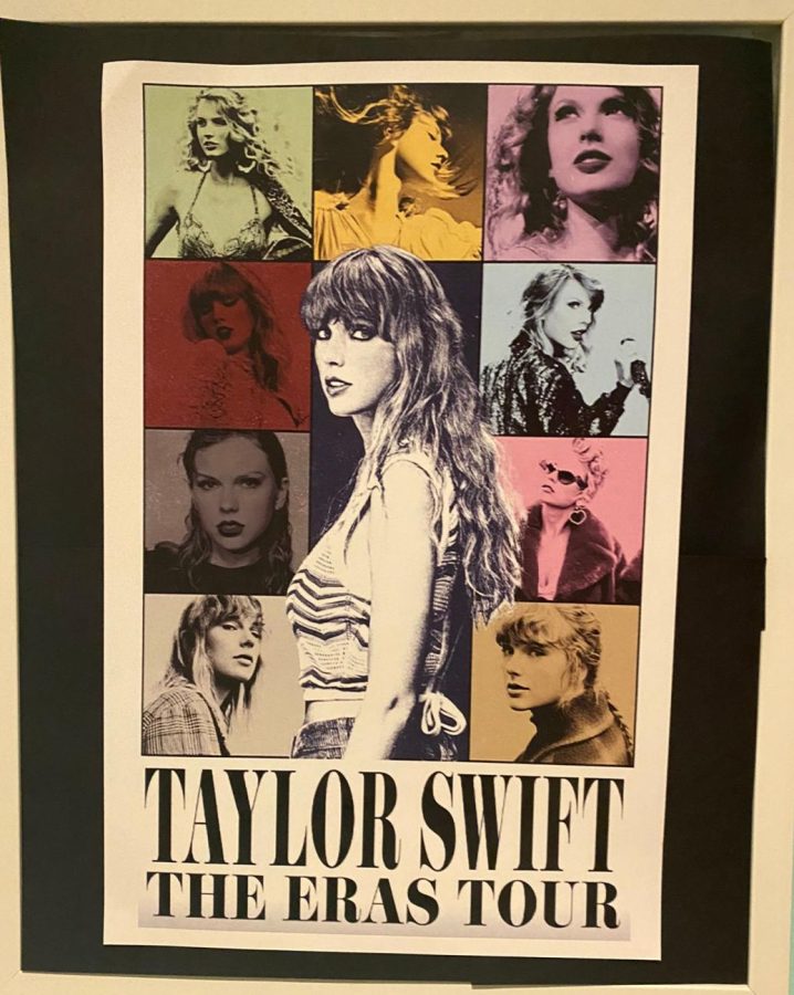 The official Taylor Swift Eras tour poster