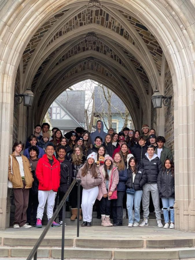 Juniors touring Princeton University 
