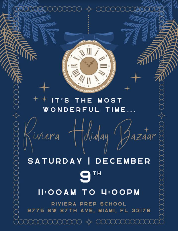 Holiday Bazaar brought to you by the Riviera Parents Club