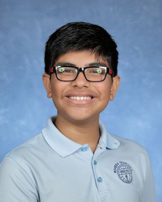 Dhir Mirpuri, 8 “I want to improve the quality of life for the kids in my grade and include more community service projects.”